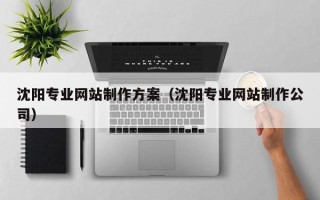昆山沈阳专业网站制作方案（沈阳专业网站制作公司）